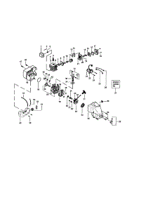 Crankcase / Crankshaft parts for Craftsman Gas Line Trimmer 944517360 from AppliancePartsPros.com