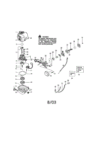 Shroud / Crankcase / Cylinder parts for Craftsman Hedge Trimmer 944518323 from AppliancePartsPros.com