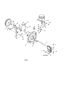 Impeller / Gearbox parts for Craftsman Gas Snowblower 944524410 from AppliancePartsPros.com