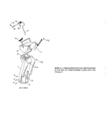 Chute & Deflector Weldments parts for Craftsman Gas Snowblower 944524410 from AppliancePartsPros.com