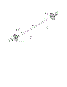 Axle parts for Craftsman Gas Snowblower 944524410 from AppliancePartsPros.com