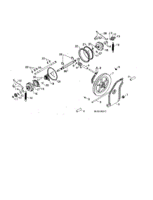 Drive parts for Craftsman Gas Snowblower 944524410 from AppliancePartsPros.com