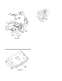 Engine / Frame / Mounting Plate parts for Craftsman Gas Snowblower 944524410 from AppliancePartsPros.com