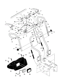 Handles parts for Craftsman Gas Snowblower 944524593 from AppliancePartsPros.com