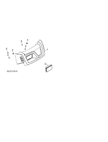 Console Cover / Flood Light parts for Craftsman Gas Snowblower 944525412 from AppliancePartsPros.com