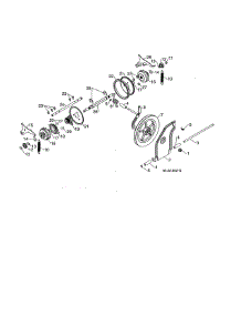 Drive parts for Craftsman Gas Snowblower 944525412 from AppliancePartsPros.com