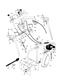 Control Panel / Discharge Chute parts for Craftsman Gas Snowblower 944527700 from AppliancePartsPros.com
