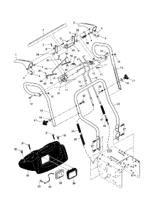 Handles parts for Craftsman Gas Snowblower 944527700 from AppliancePartsPros.com