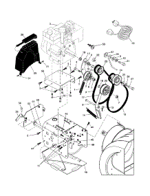 Chassis / Engine / Pulleys parts for Craftsman Gas Snowblower 944527700 from AppliancePartsPros.com