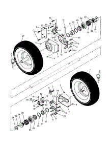 Wheels parts for Craftsman Gas Snowblower 944527700 from AppliancePartsPros.com