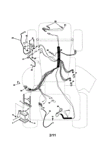 Electrical parts for Craftsman Front-Engine Lawn Tractor 944601880 from AppliancePartsPros.com