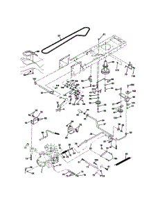 Drive parts for Craftsman Front-Engine Lawn Tractor 944601880 from AppliancePartsPros.com