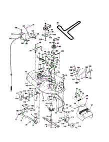 Mower Deck parts for Craftsman Front-Engine Lawn Tractor 944601880 from AppliancePartsPros.com