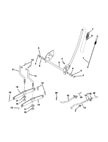 Mower Lift parts for Craftsman Front-Engine Lawn Tractor 944601880 from AppliancePartsPros.com