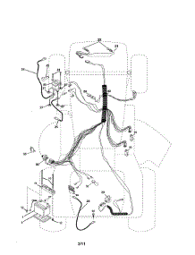 Electrical parts for Craftsman Front-Engine Lawn Tractor 944601881 from AppliancePartsPros.com