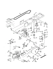 Drive parts for Craftsman Front-Engine Lawn Tractor 944601881 from AppliancePartsPros.com