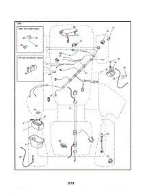 Electrical parts for Craftsman Front-Engine Lawn Tractor 944603620 from AppliancePartsPros.com