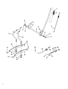 Mower Lift parts for Craftsman Front-Engine Lawn Tractor 944609040 from AppliancePartsPros.com