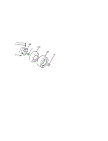 Wheels And Tires parts for Craftsman Front-Engine Lawn Tractor 944609810 from AppliancePartsPros.com