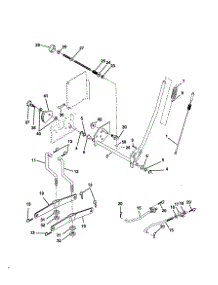 Mower Lift parts for Craftsman Front-Engine Lawn Tractor 944609810 from AppliancePartsPros.com