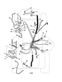 Electrical parts for Craftsman Front-Engine Lawn Tractor 944609900 from AppliancePartsPros.com