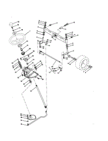 Steering Assembly parts for Craftsman Front-Engine Lawn Tractor 944609900 from AppliancePartsPros.com