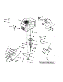Engine parts for Craftsman Front-Engine Lawn Tractor 944609900 from AppliancePartsPros.com