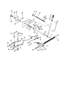 Lift Assembly parts for Craftsman Front-Engine Lawn Tractor 944609900 from AppliancePartsPros.com