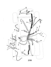 Electrical parts for Craftsman Front-Engine Lawn Tractor 944609940 from AppliancePartsPros.com