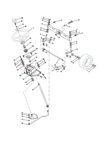 Steering Assembly parts for Craftsman Front-Engine Lawn Tractor 944609940 from AppliancePartsPros.com