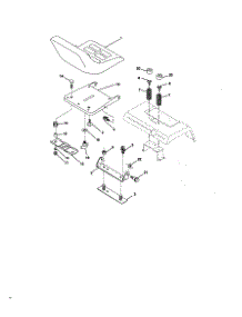 Seat Assembly parts for Craftsman Front-Engine Lawn Tractor 944609940 from AppliancePartsPros.com