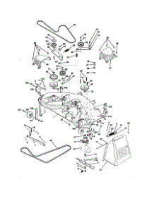 Mower Deck parts for Craftsman Front-Engine Lawn Tractor 944609940 from AppliancePartsPros.com