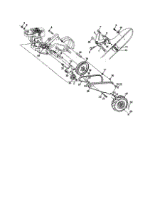 Mainframe, Left Side parts for Craftsman Rear-Tine Tiller 944627592 from AppliancePartsPros.com