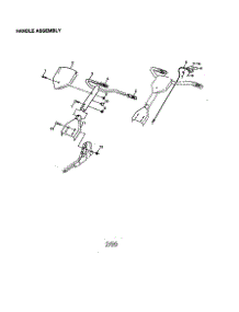 Handle Assembly parts for Craftsman Front-Tine Tiller 944629540 from AppliancePartsPros.com
