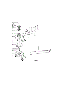 Housing / Tube-Blower parts for Craftsman Gas Leaf Blower 944794201 from AppliancePartsPros.com