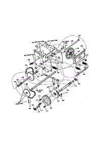 Drive parts for Sears Canada Gas Snowblower 95052131-2 from AppliancePartsPros.com