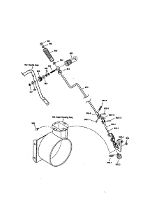 Chute Rod parts for Sears Canada Gas Snowblower 95052131-2 from AppliancePartsPros.com