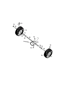 Wheels parts for Sears Canada Gas Snowblower 95052311-0 from AppliancePartsPros.com