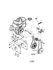 Engine parts for Sears Canada Gas Snowblower 95052364-0 from AppliancePartsPros.com