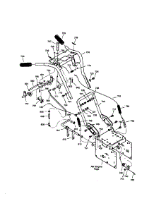 Handle parts for Sears Canada Gas Snowblower 95052364-0 from AppliancePartsPros.com