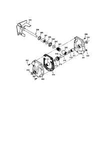 Gear Case parts for Sears Canada Gas Snowblower 95052364-0 from AppliancePartsPros.com