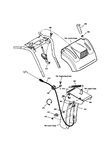 Remote Control parts for Sears Canada Gas Snowblower 95052364-0 from AppliancePartsPros.com