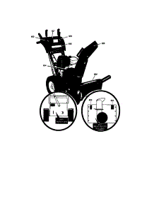 Decals parts for Sears Canada Gas Snowblower 95052364-0 from AppliancePartsPros.com