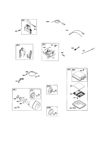 Muffler / Air Cleaner parts for Briggs & Stratton Lawn & Garden Engine 95212-0138-E1 from AppliancePartsPros.com