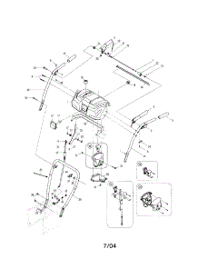 Panel / Handle / Shift Lever parts for Troy-Bilt Gas Snowblower 9528 from AppliancePartsPros.com