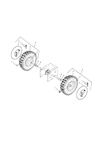 Wheels / Tires parts for Snapper Gas Snowblower 95288E (1694994) from AppliancePartsPros.com