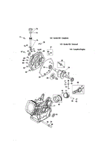 Crankshaft / Crankcase parts for Mtd Lawn & Garden Engine 952Z478-SUB from AppliancePartsPros.com