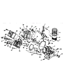 Crankcase Case And Cylinder Head Assembly parts for Generac Gas Pressure Washer 9585-0 from AppliancePartsPros.com