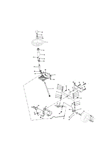 Steering Assembly parts for Southern States Front-Engine Lawn Tractor 96012002200 from AppliancePartsPros.com