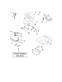 Engine parts for Southern States Front-Engine Lawn Tractor 96012002200 from AppliancePartsPros.com
